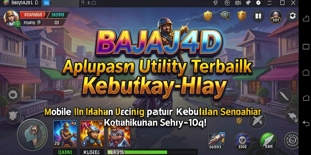 Tampilan antarmuka aplikasi BAJAJ4D yang mudah dipahami.