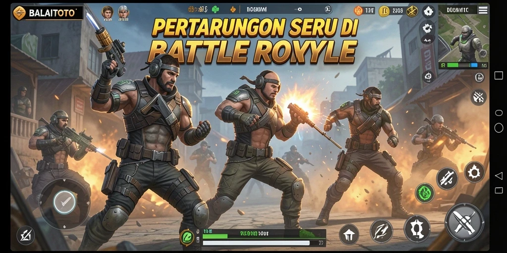 Tampilan gameplay BALAITOTO yang menegangkan dan mendebarkan.