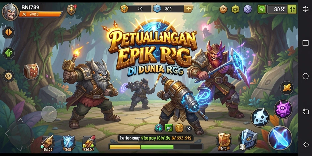 Tampilan gameplay RPG yang memukau di BNI789.