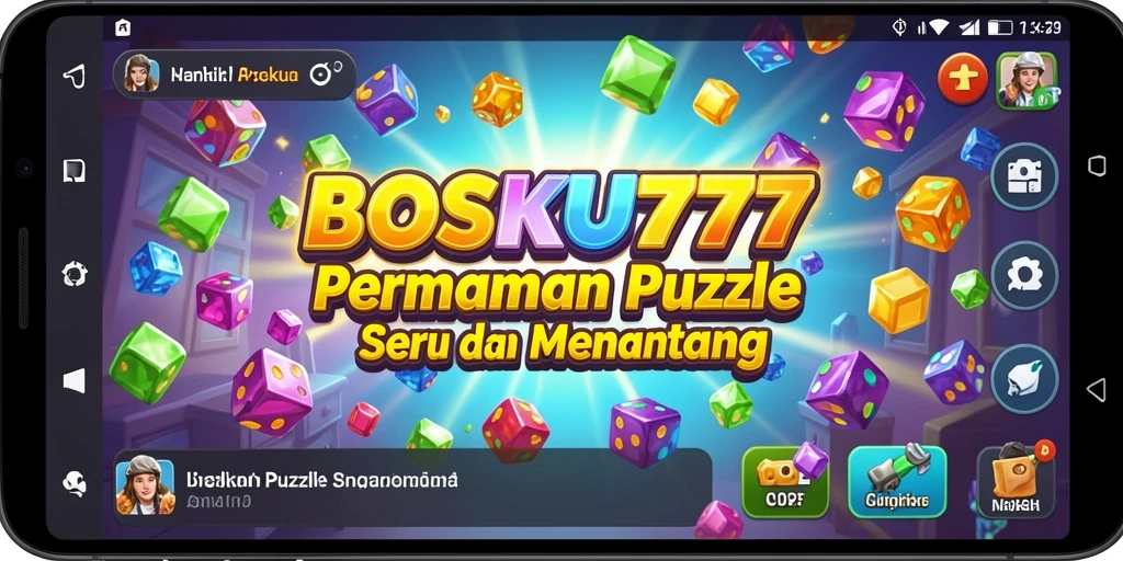 Screenshot utama BOSKU777 menampilkan gameplay Puzzle yang menarik.