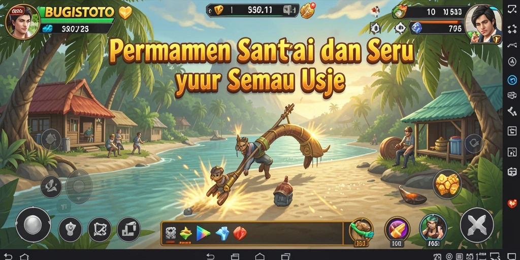 Gameplay menarik dari BUGISTOTO menampilkan keseruan bermain yang santai.