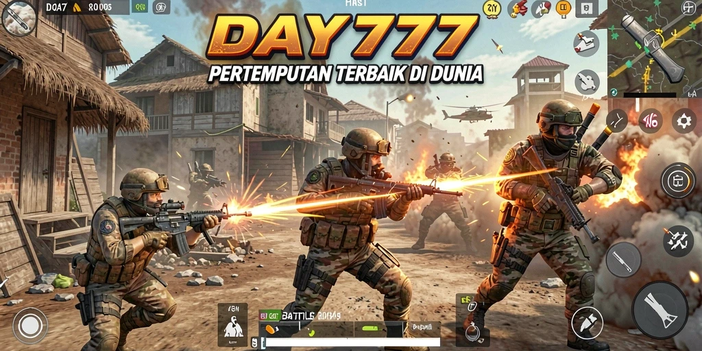 Gameplay intens dan menegangkan dalam pertempuran Battle Royale.