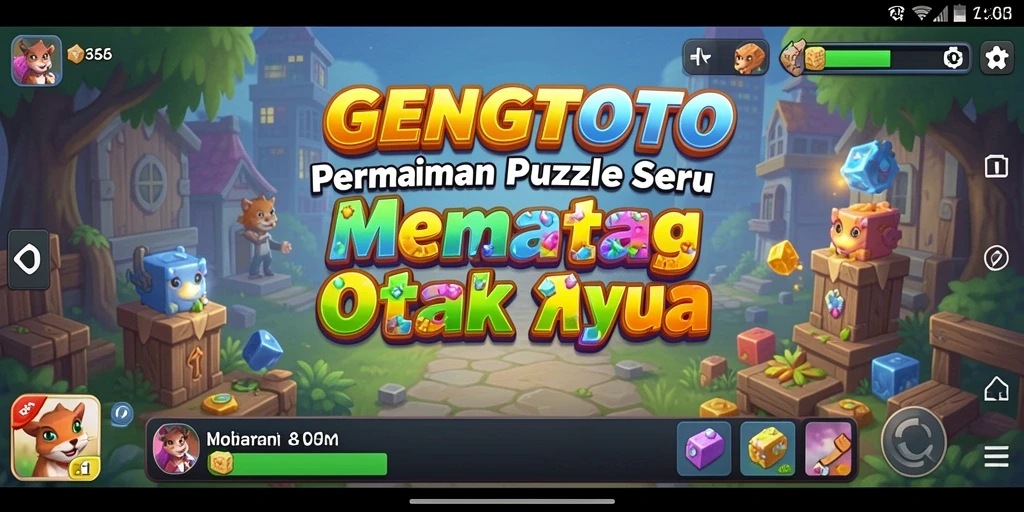 Tampilan gameplay GENGTOTO menantang dan menghibur.