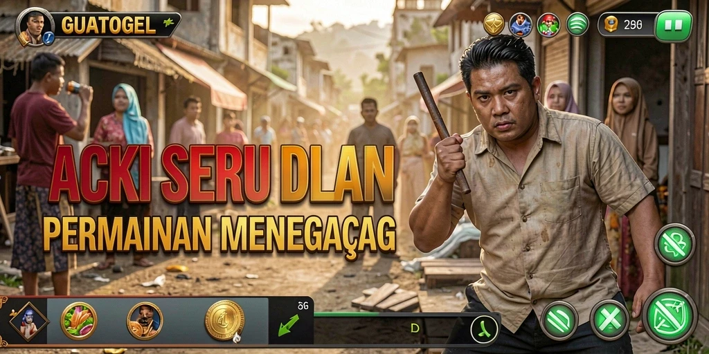 Tampilan gameplay menegangkan dari GUATOGEL dengan aksi seru.