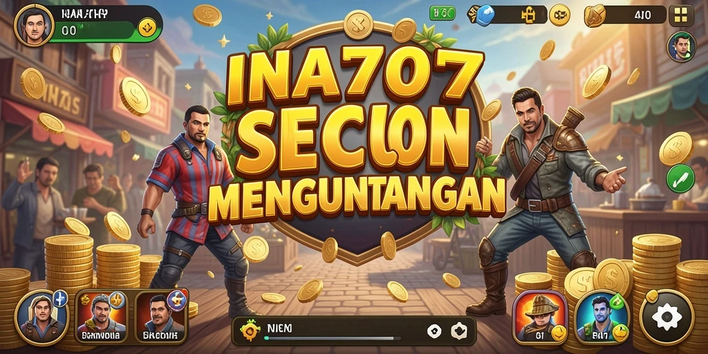 Tampilan gameplay INA777 yang menampilkan pengelolaan bisnis.