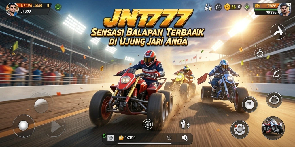 Gameplay Racing JNT777 yang menarik dan mendebarkan.