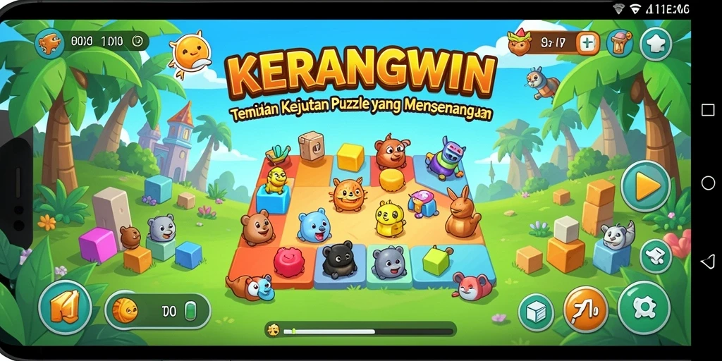 Gameplay KERANGWIN yang seru dan penuh tantangan.