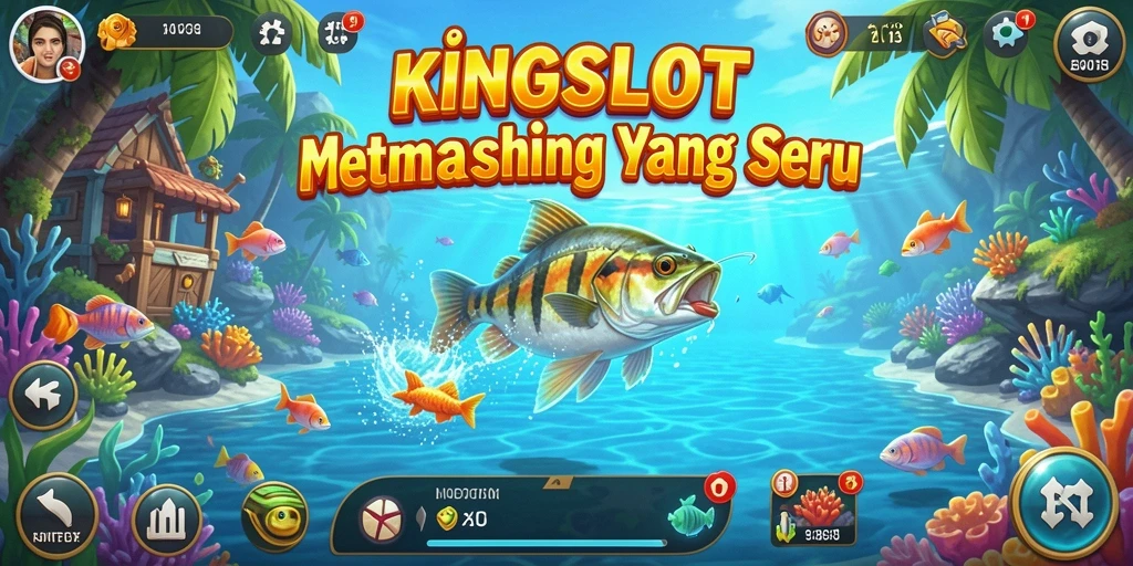 Tampilan utama gameplay KINGSLOT yang seru dan mendebarkan.