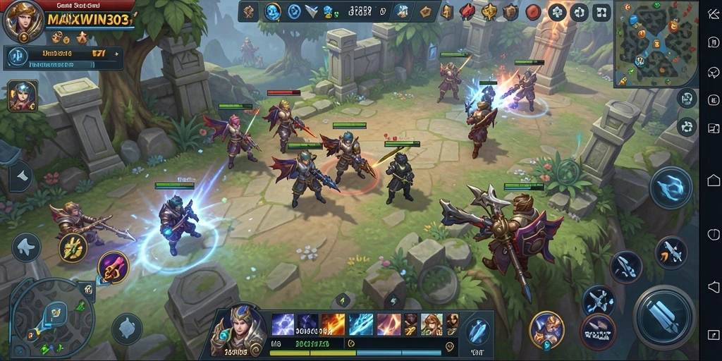 Tampilan utama gameplay SLG yang memukau dan strategi mendalam.