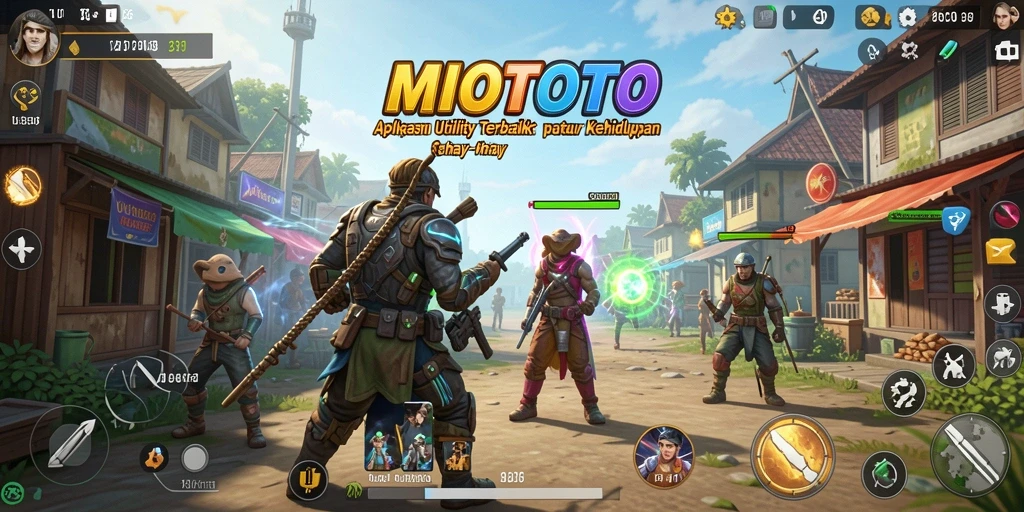 Tampilan utama MIOTOTO dengan fitur Utility yang menarik.