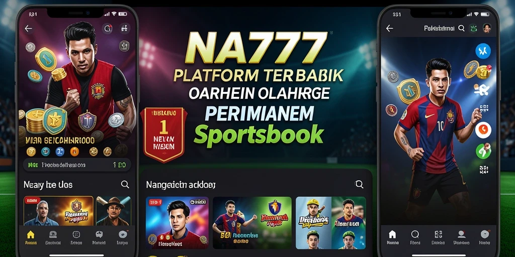 Tampilan dinamis dari gameplay taruhan olahraga di NA777.