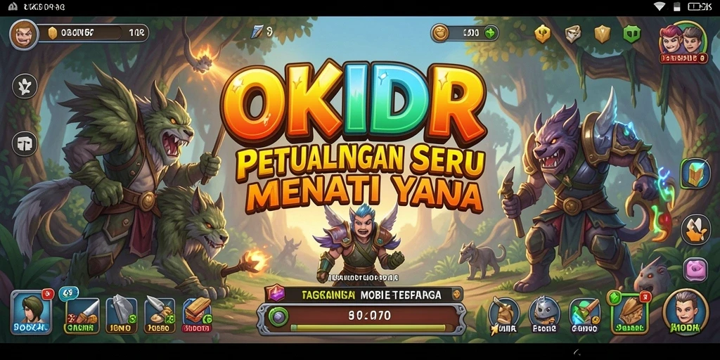 Gameplay seru dan mendebarkan dalam OKIDR.