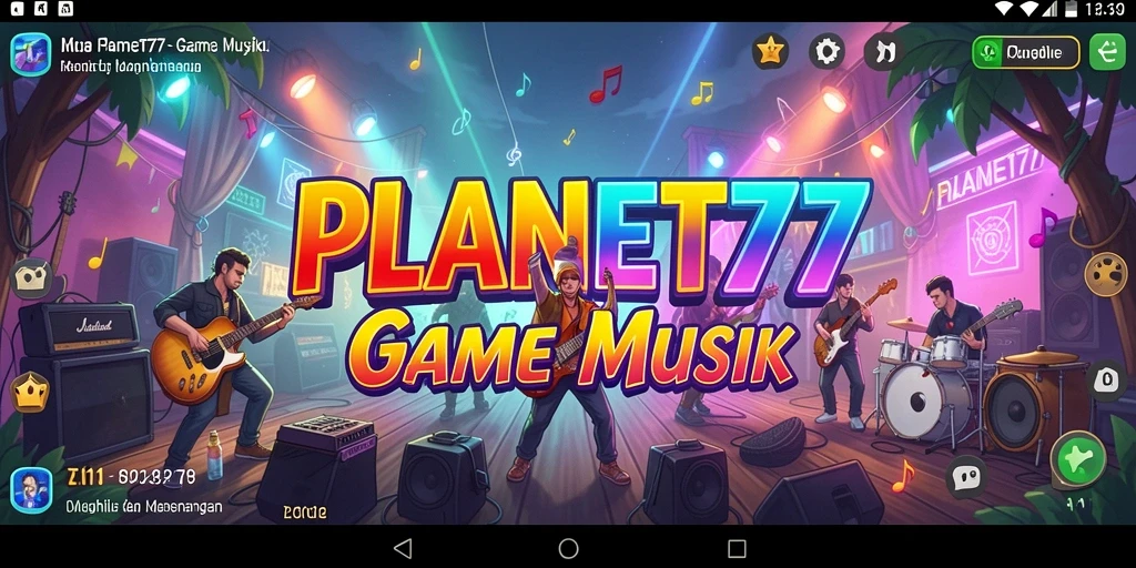 Tampilan gameplay seru dan interaktif dari PLANET77.
