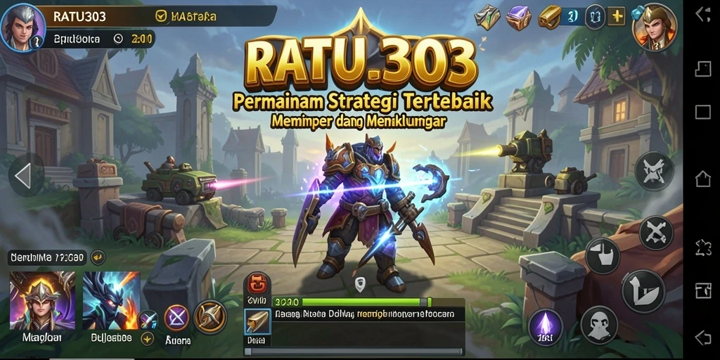 Screenshot gameplay <strong>RATU303</strong> menampilkan pertempuran strategi yang mendebarkan.
