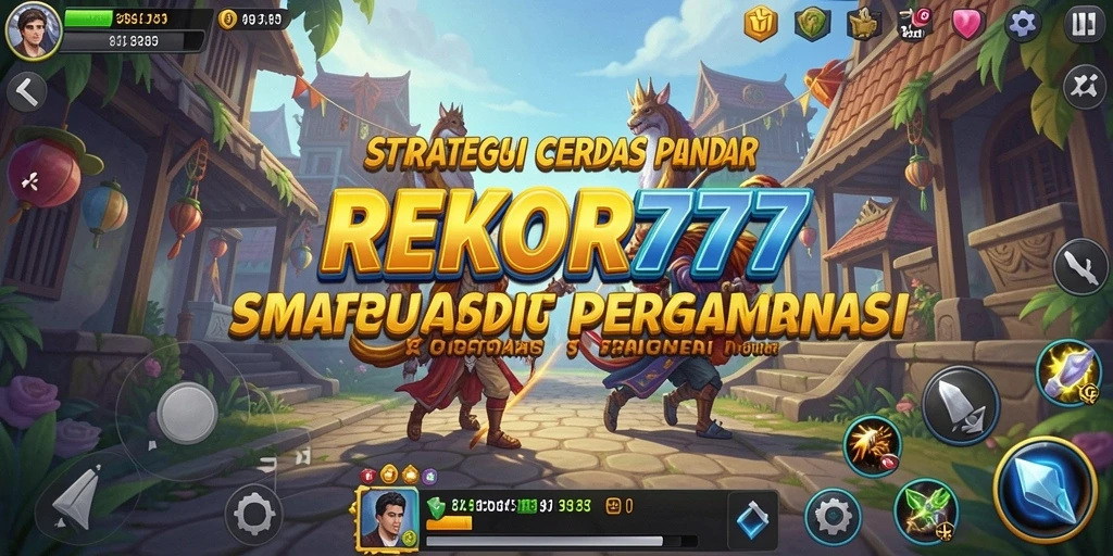 Tampilan gameplay menarik dan strategi cerdas di REKOR777.