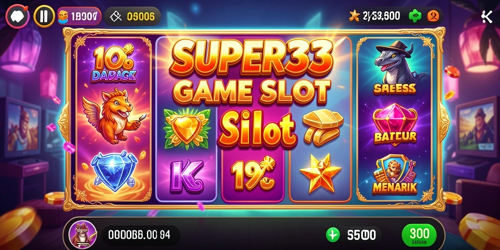 Tampilan menarik dari gameplay <strong>SUPER33</strong> yang penuh warna.