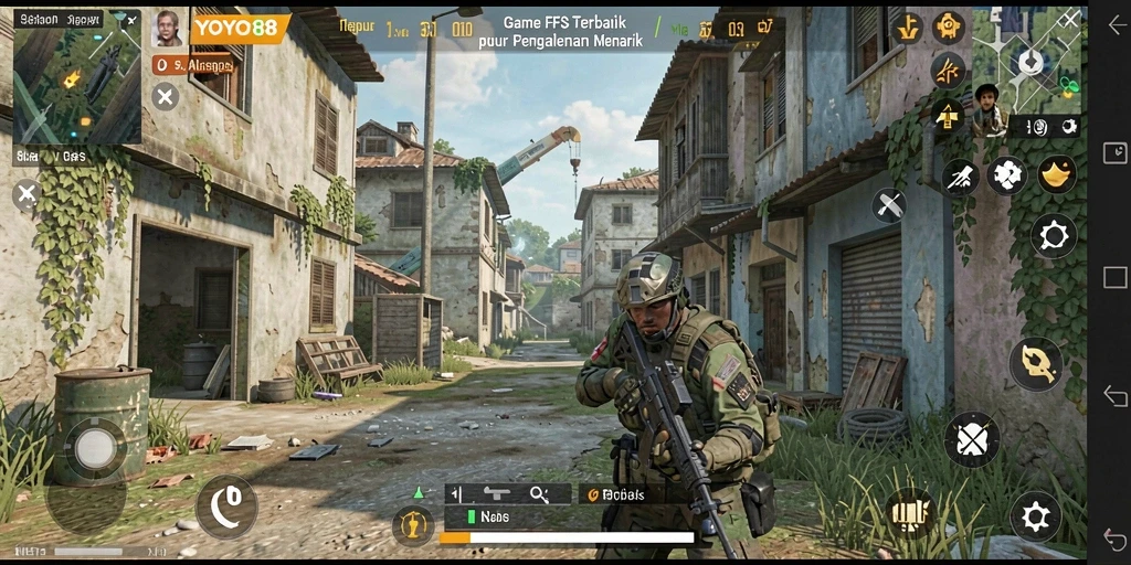 Tampilan gameplay seru di YOYO88 dengan aksi tembak-menembak intens.