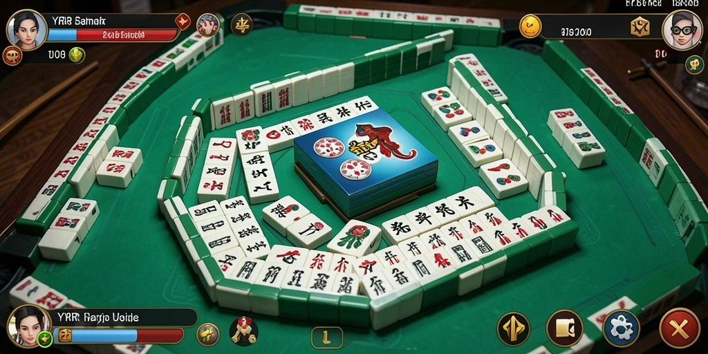 Tampilan gameplay Mahjong di YYRR yang menarik dan menantang.