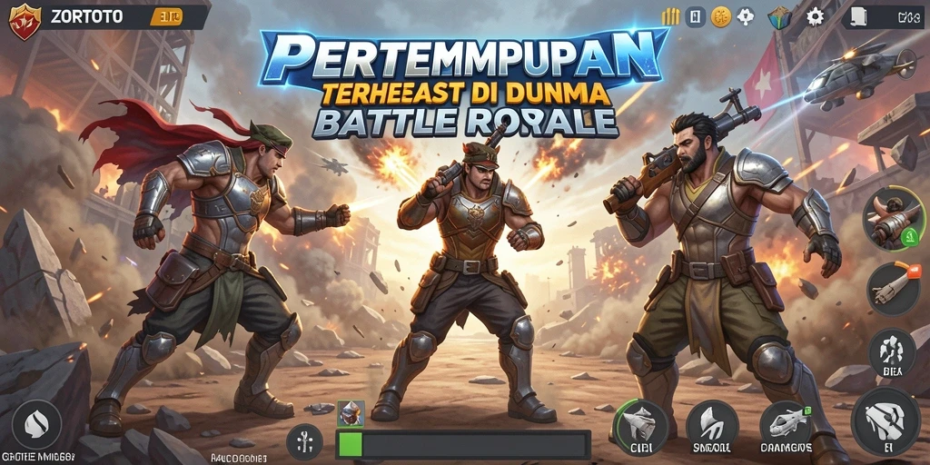 Gameplay seru ZORTOTO dalam aksi Battle Royale.